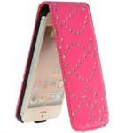 Diamond Bling Etui til iPhone 5 (Magenta)